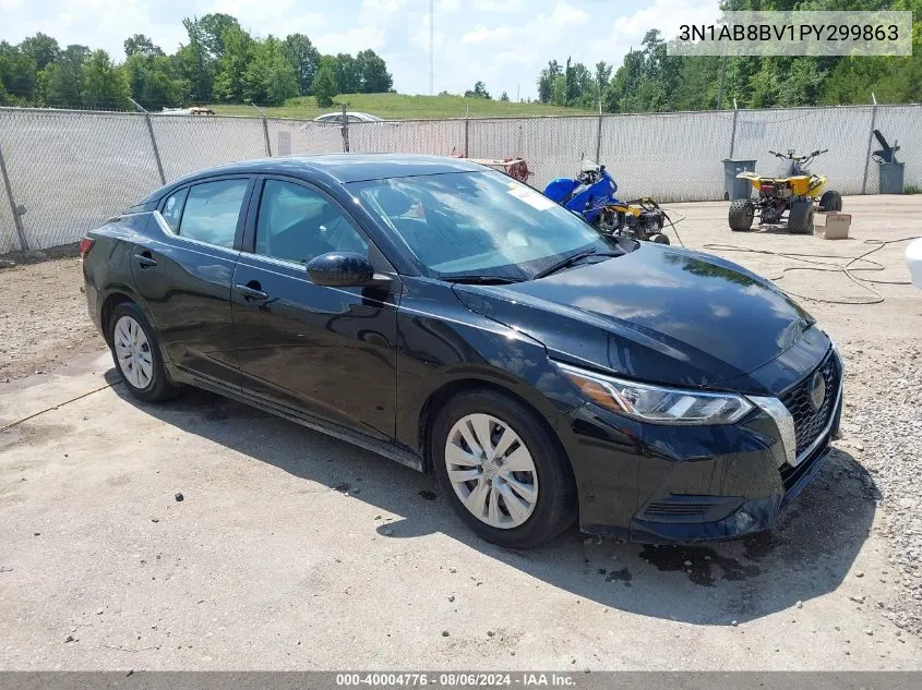 2023 Nissan Sentra S Xtronic Cvt VIN: 3N1AB8BV1PY299863 Lot: 40004776