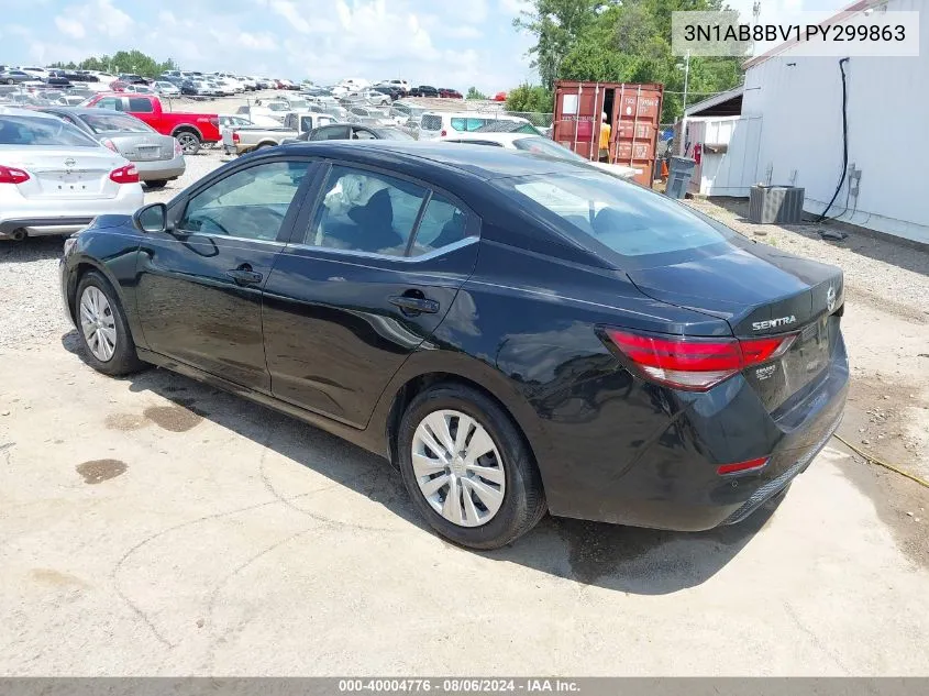 2023 Nissan Sentra S Xtronic Cvt VIN: 3N1AB8BV1PY299863 Lot: 40004776