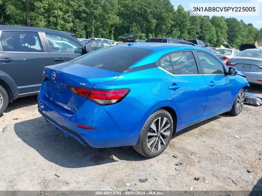 2023 Nissan Sentra Sv Xtronic Cvt VIN: 3N1AB8CV5PY225005 Lot: 40013793