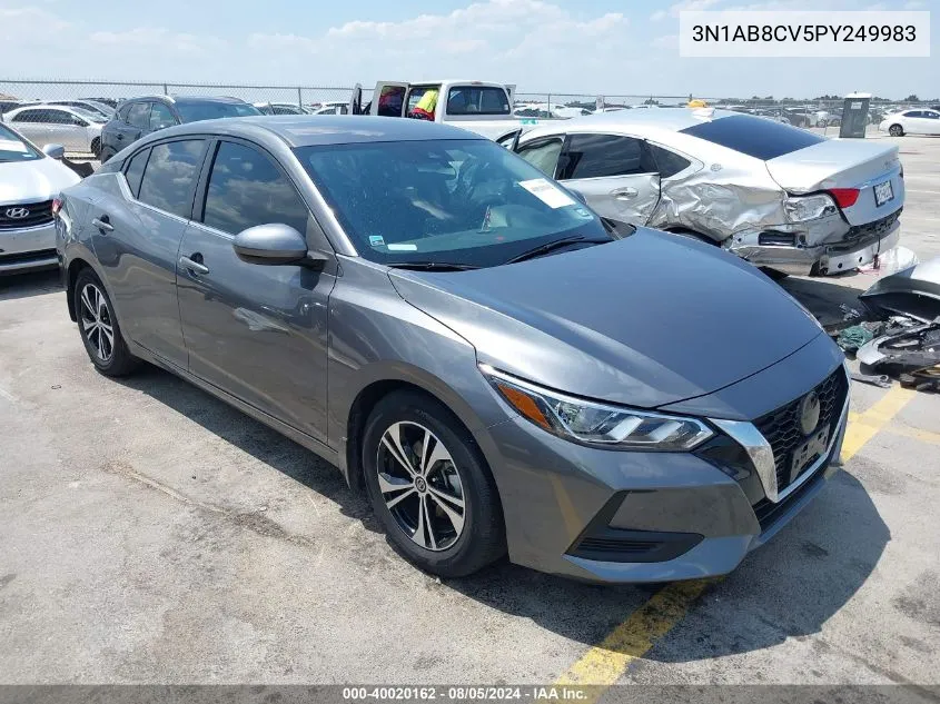 3N1AB8CV5PY249983 2023 Nissan Sentra Sv Xtronic Cvt