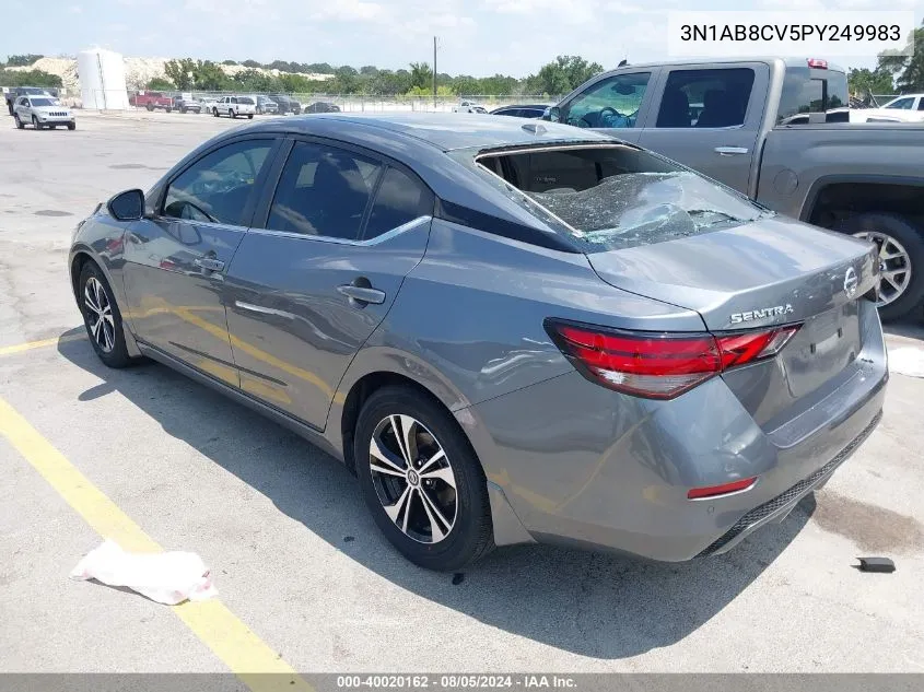 3N1AB8CV5PY249983 2023 Nissan Sentra Sv Xtronic Cvt