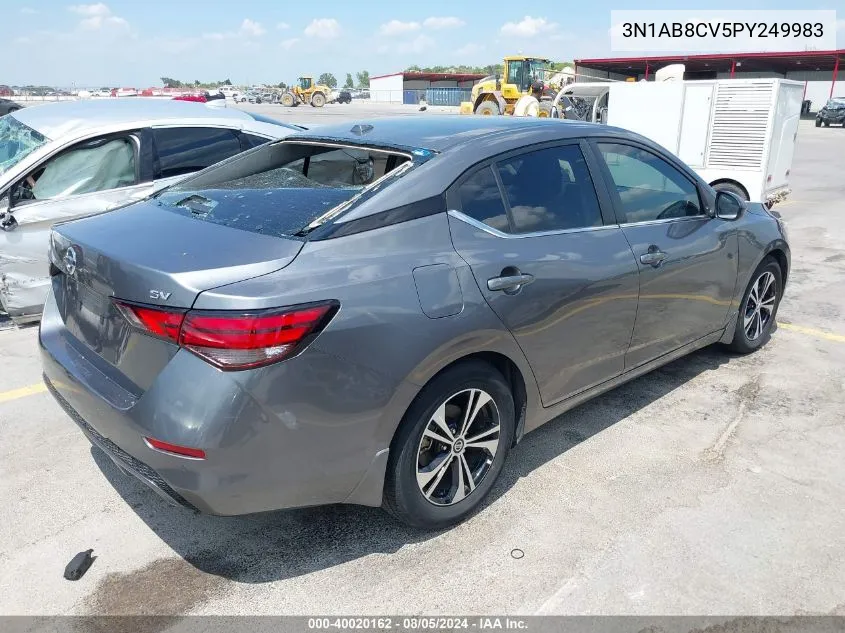 2023 Nissan Sentra Sv Xtronic Cvt VIN: 3N1AB8CV5PY249983 Lot: 40020162