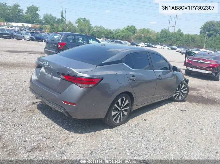 3N1AB8CV1PY302307 2023 Nissan Sentra Sv Xtronic Cvt