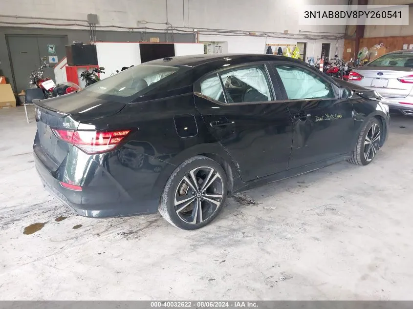 2023 Nissan Sentra Sr Xtronic Cvt VIN: 3N1AB8DV8PY260541 Lot: 40032622