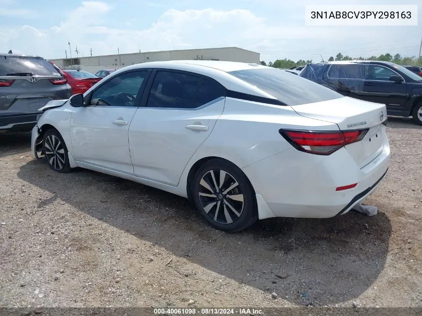 2023 Nissan Sentra Sv Xtronic Cvt VIN: 3N1AB8CV3PY298163 Lot: 40061098