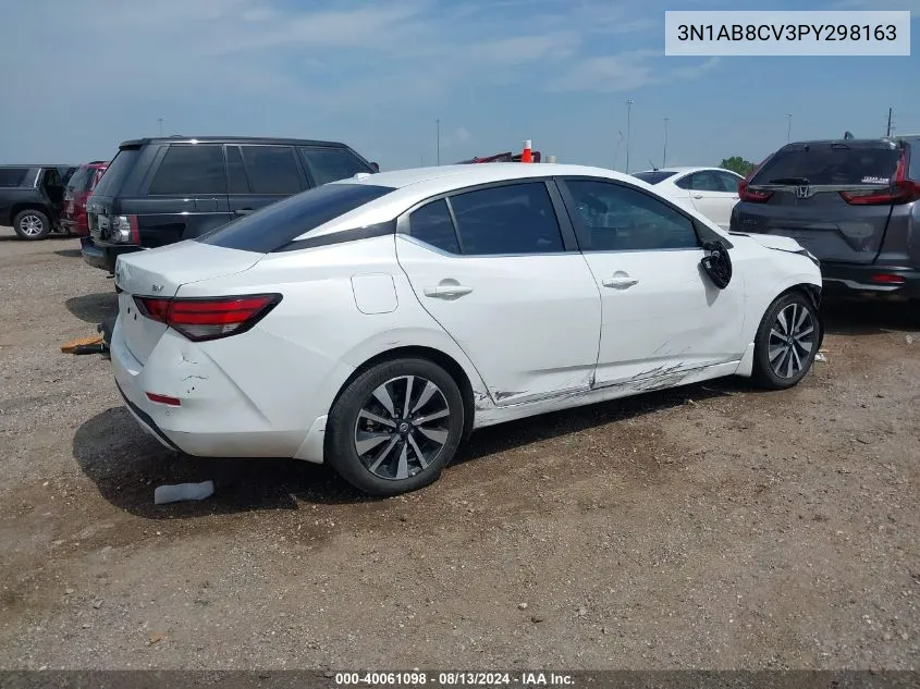 2023 Nissan Sentra Sv Xtronic Cvt VIN: 3N1AB8CV3PY298163 Lot: 40061098