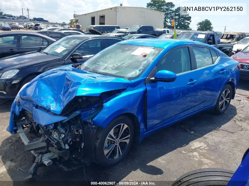 3N1AB8CV1PY262150 2023 Nissan Sentra Sv Xtronic Cvt