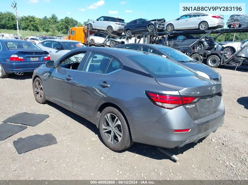 2023 Nissan Sentra Sv Xtronic Cvt VIN: 3N1AB8CV9PY283196 Lot: 40082680