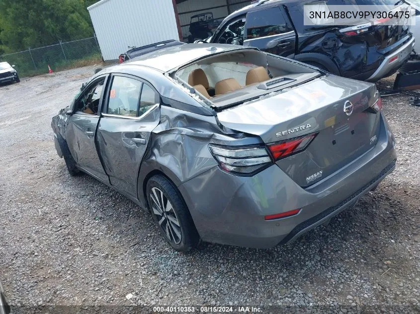 2023 Nissan Sentra Sv Xtronic Cvt VIN: 3N1AB8CV9PY306475 Lot: 40110353