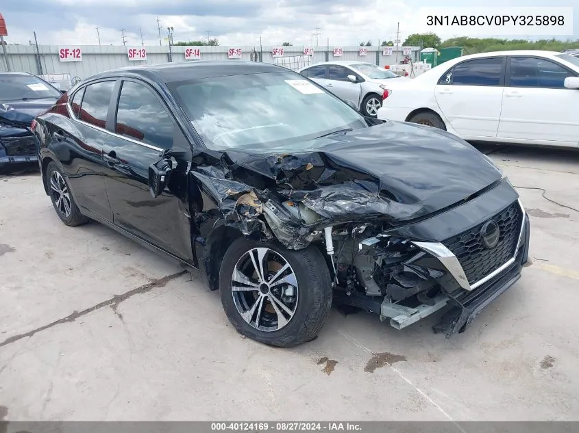 2023 Nissan Sentra Sv Xtronic Cvt VIN: 3N1AB8CV0PY325898 Lot: 40124169