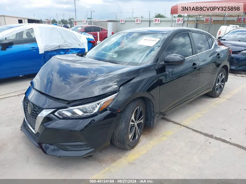 2023 Nissan Sentra Sv Xtronic Cvt VIN: 3N1AB8CV0PY325898 Lot: 40124169