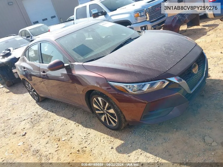 2023 Nissan Sentra Sv Xtronic Cvt VIN: 3N1AB8CV8PY259276 Lot: 40169558