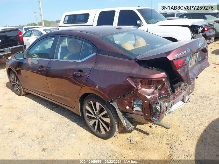 3N1AB8CV8PY259276 2023 Nissan Sentra Sv Xtronic Cvt