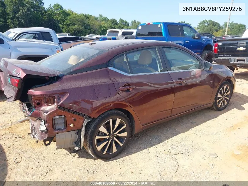 3N1AB8CV8PY259276 2023 Nissan Sentra Sv Xtronic Cvt