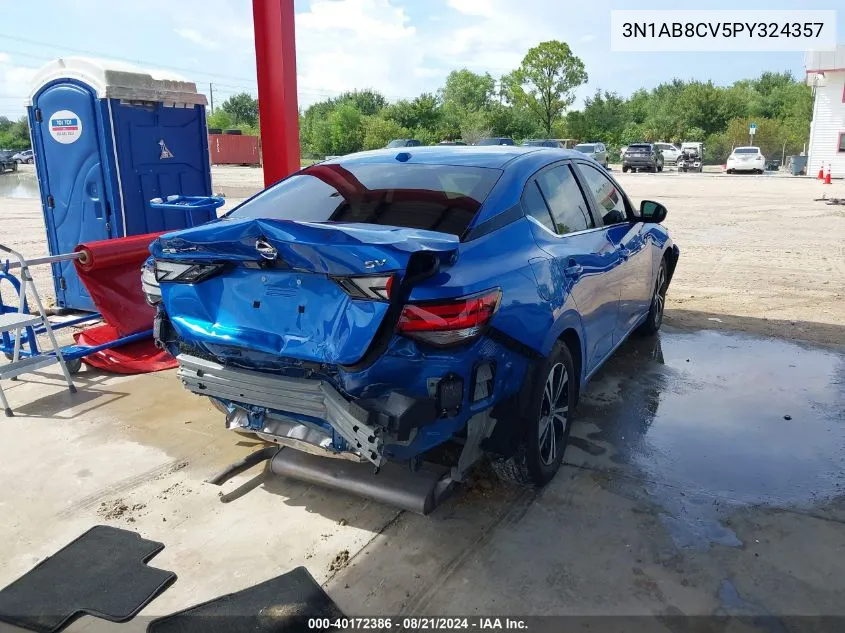 3N1AB8CV5PY324357 2023 Nissan Sentra Sv Xtronic Cvt