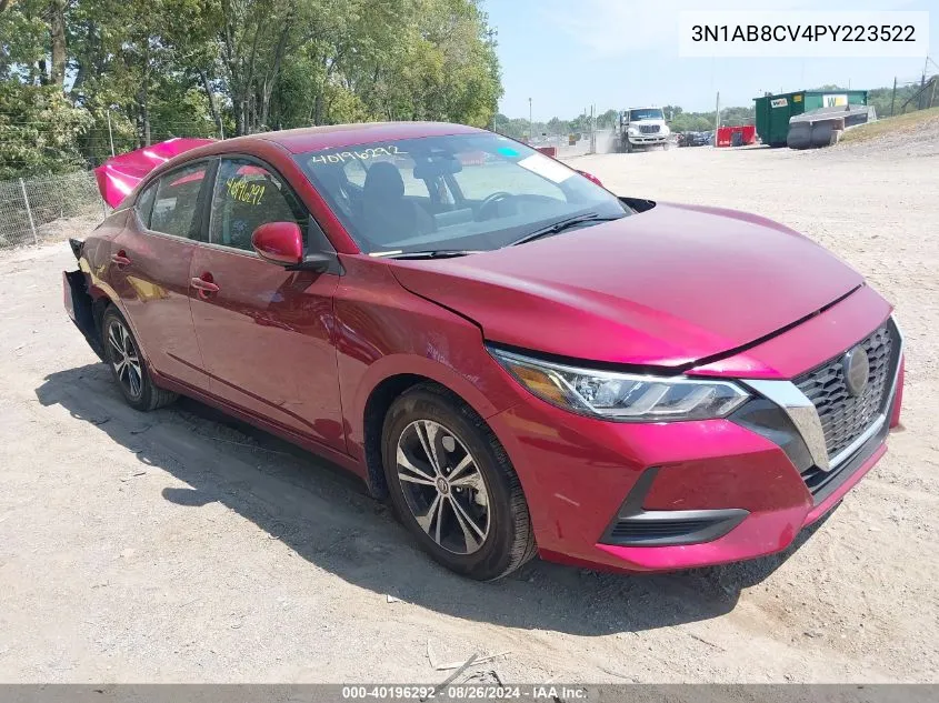 3N1AB8CV4PY223522 2023 Nissan Sentra Sv Xtronic Cvt