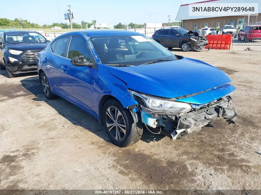 2023 Nissan Sentra Sv Xtronic Cvt VIN: 3N1AB8CV4PY289648 Lot: 40197297