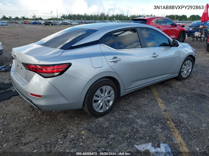 2023 Nissan Sentra S Xtronic Cvt VIN: 3N1AB8BVXPY292863 Lot: 40205472