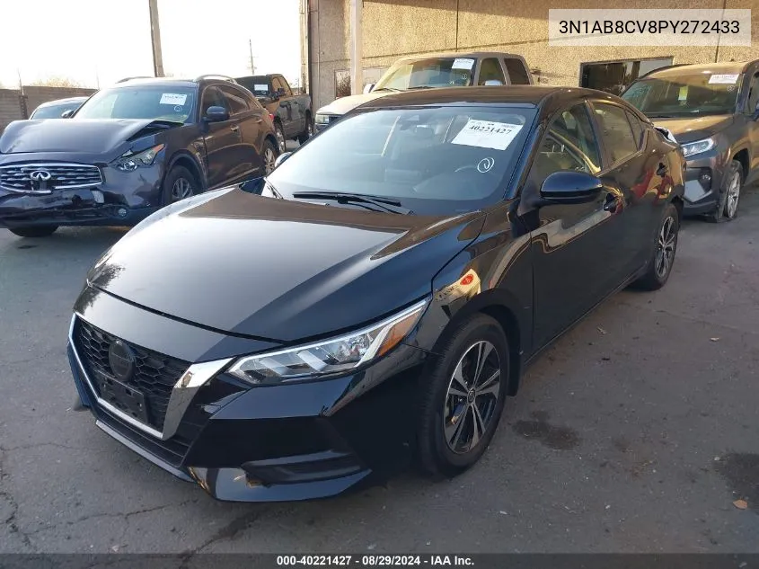 2023 Nissan Sentra Sv Xtronic Cvt VIN: 3N1AB8CV8PY272433 Lot: 40221427