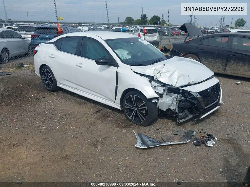 2023 Nissan Sentra Sr Xtronic Cvt VIN: 3N1AB8DV8PY272298 Lot: 40230998