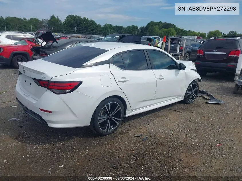 2023 Nissan Sentra Sr Xtronic Cvt VIN: 3N1AB8DV8PY272298 Lot: 40230998