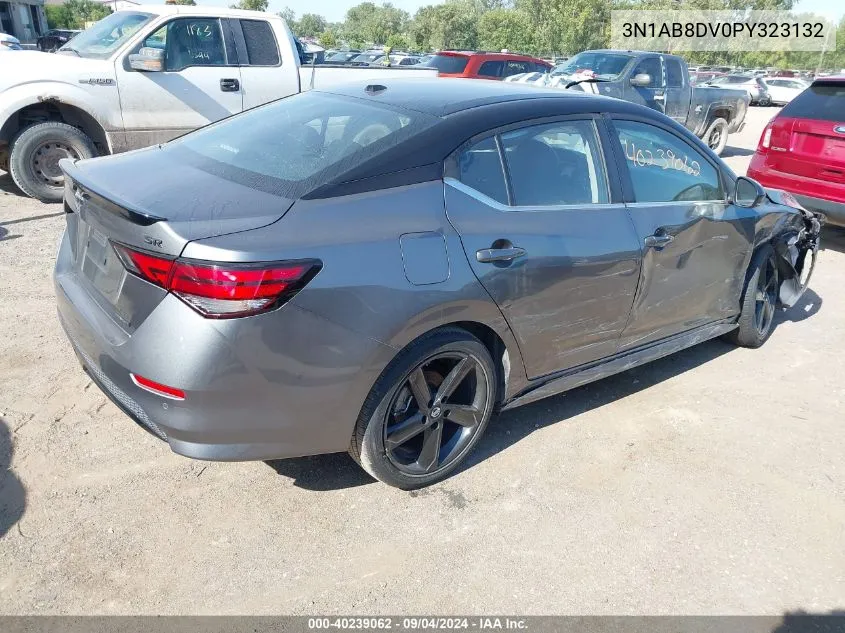 2023 Nissan Sentra Sr Xtronic Cvt VIN: 3N1AB8DV0PY323132 Lot: 40239062