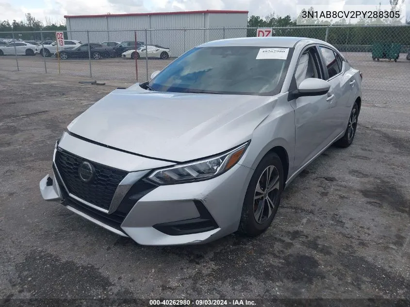 2023 Nissan Sentra Sv Xtronic Cvt VIN: 3N1AB8CV2PY288305 Lot: 40262980