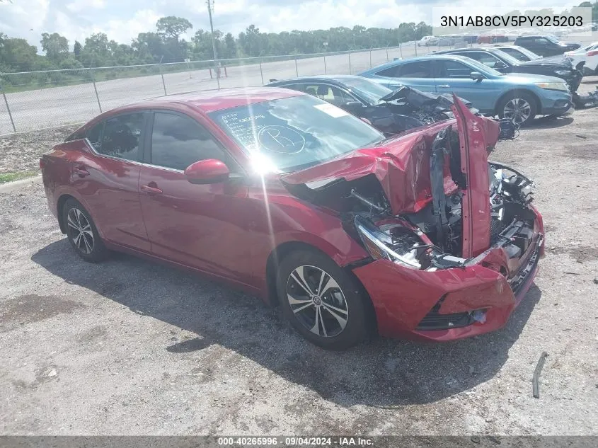 3N1AB8CV5PY325203 2023 Nissan Sentra Sv