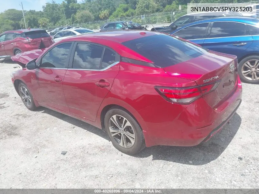 2023 Nissan Sentra Sv VIN: 3N1AB8CV5PY325203 Lot: 40265996