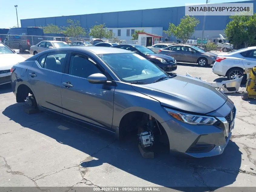 2023 Nissan Sentra Sv Xtronic Cvt VIN: 3N1AB8CV8PY222048 Lot: 40287216