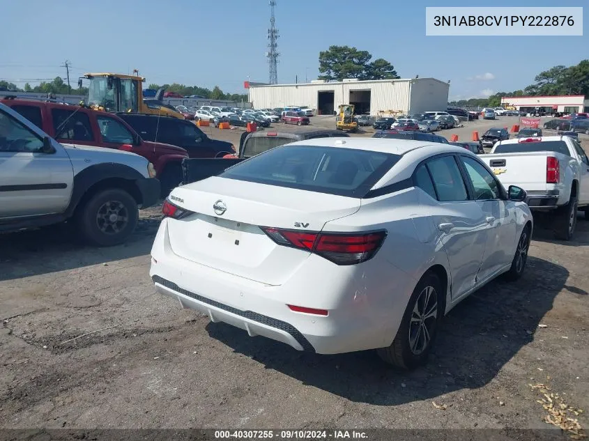 2023 Nissan Sentra Sv Xtronic Cvt VIN: 3N1AB8CV1PY222876 Lot: 40307255