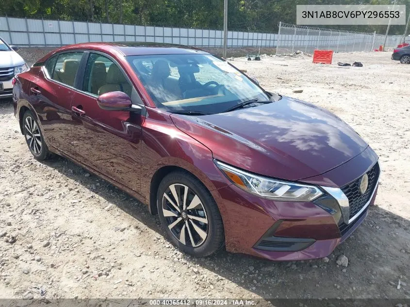 2023 Nissan Sentra Sv Xtronic Cvt VIN: 3N1AB8CV6PY296553 Lot: 40365412