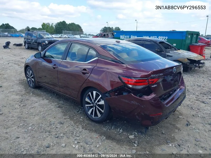 3N1AB8CV6PY296553 2023 Nissan Sentra Sv Xtronic Cvt