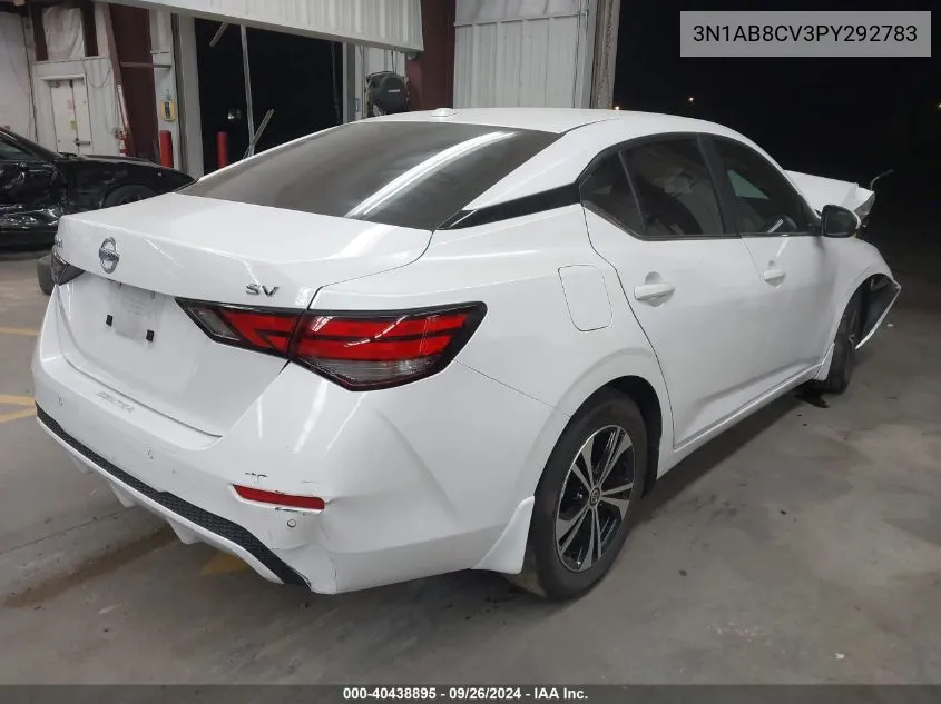 2023 Nissan Sentra Sv VIN: 3N1AB8CV3PY292783 Lot: 40438895