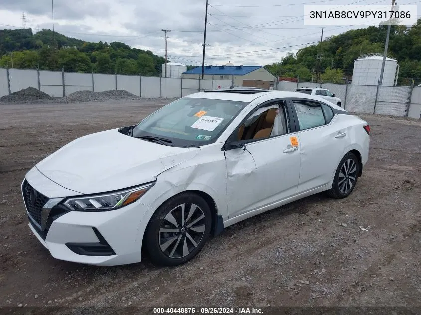 3N1AB8CV9PY317086 2023 Nissan Sentra Sv