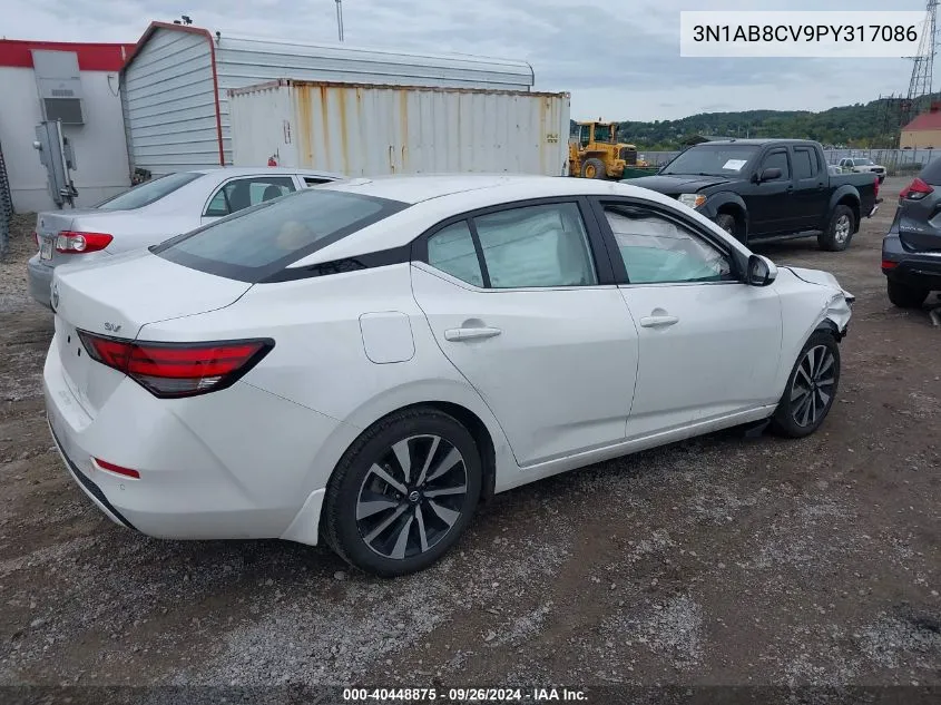 2023 Nissan Sentra Sv VIN: 3N1AB8CV9PY317086 Lot: 40448875