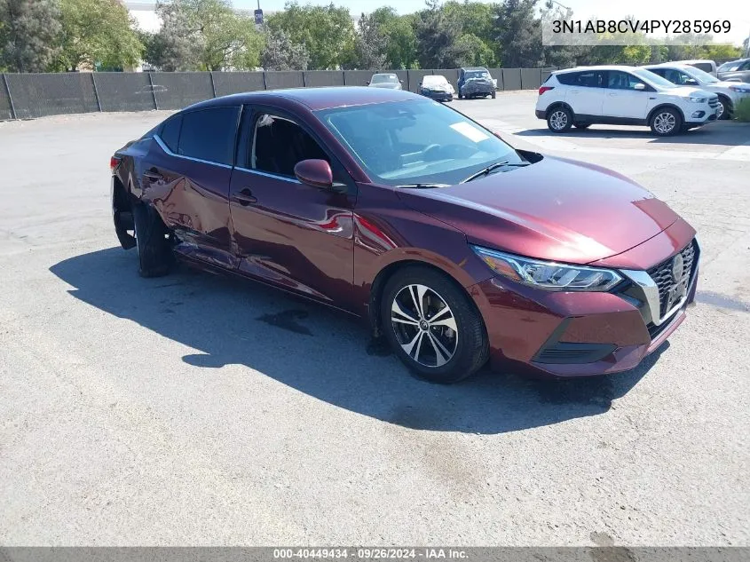 3N1AB8CV4PY285969 2023 Nissan Sentra Sv Xtronic Cvt