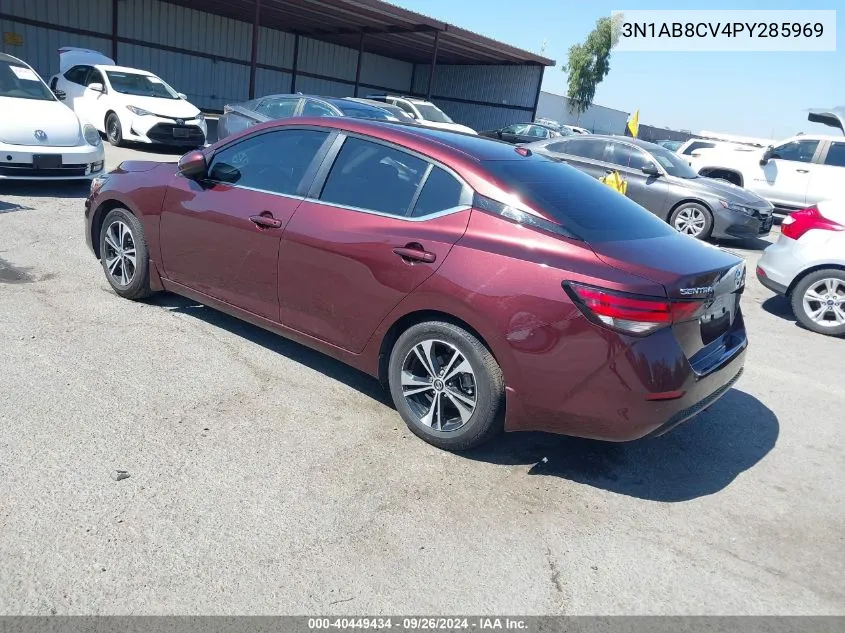 2023 Nissan Sentra Sv Xtronic Cvt VIN: 3N1AB8CV4PY285969 Lot: 40449434