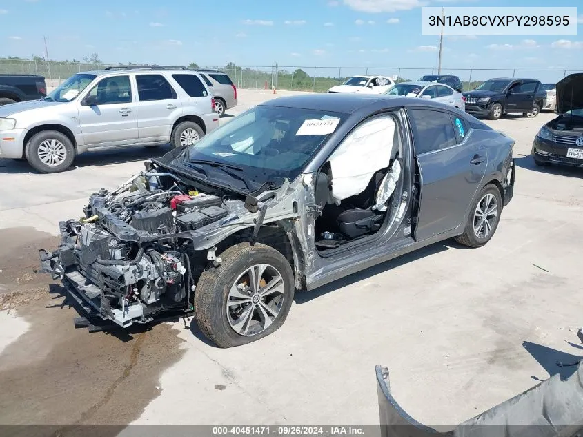 2023 Nissan Sentra Sv Xtronic Cvt VIN: 3N1AB8CVXPY298595 Lot: 40451471