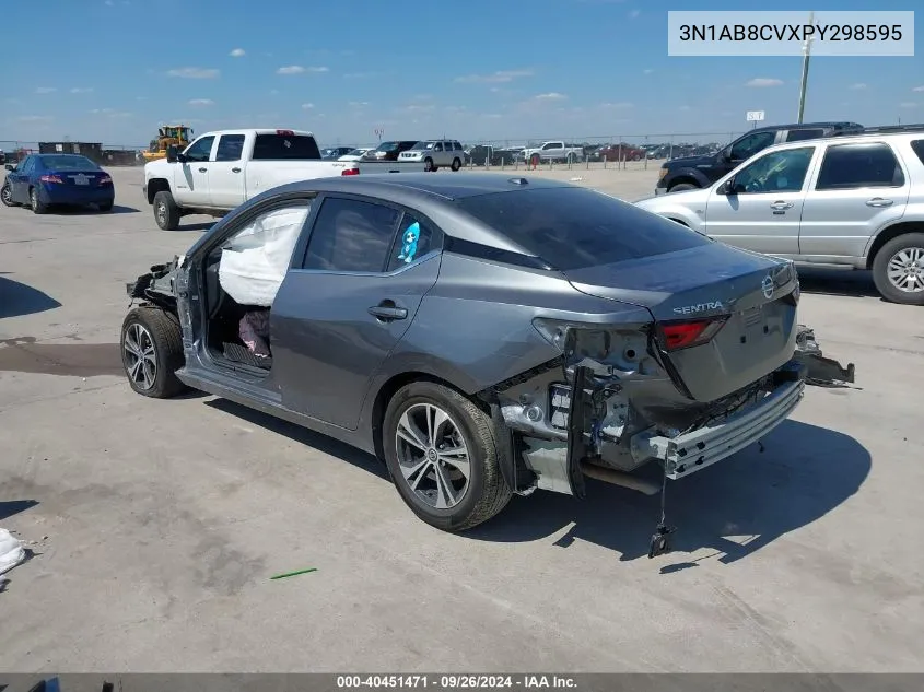 3N1AB8CVXPY298595 2023 Nissan Sentra Sv Xtronic Cvt