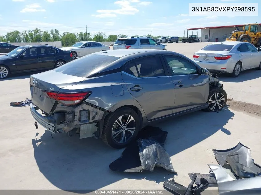 2023 Nissan Sentra Sv Xtronic Cvt VIN: 3N1AB8CVXPY298595 Lot: 40451471