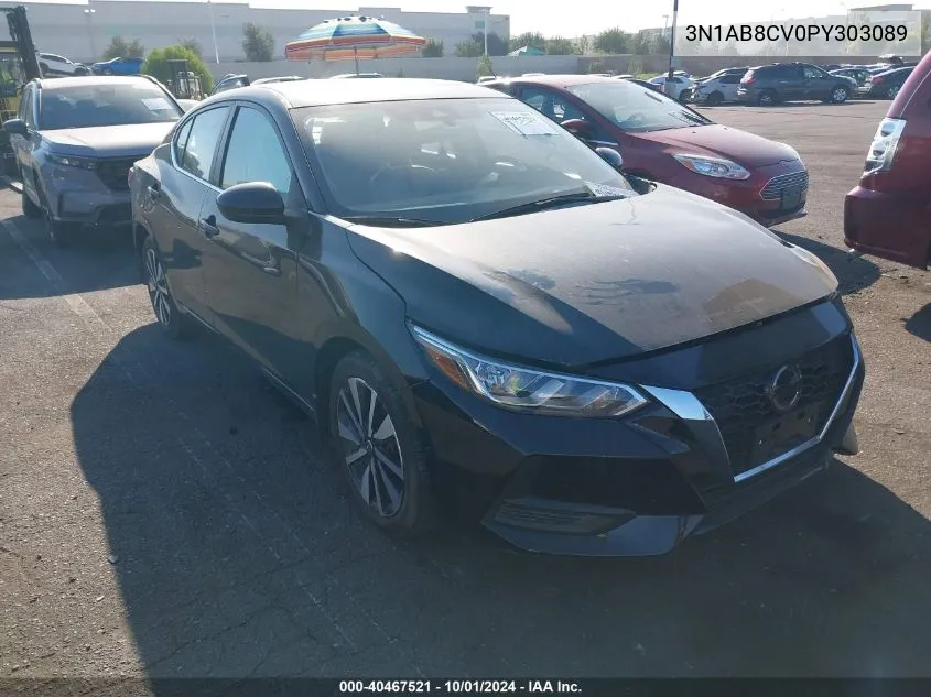 2023 Nissan Sentra Sv VIN: 3N1AB8CV0PY303089 Lot: 40467521