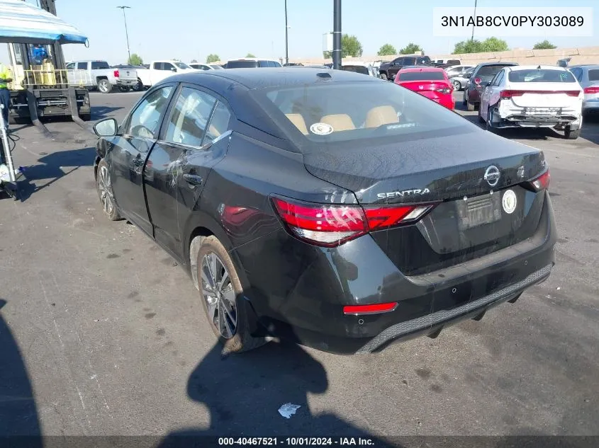 2023 Nissan Sentra Sv VIN: 3N1AB8CV0PY303089 Lot: 40467521