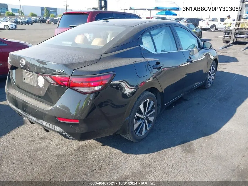 2023 Nissan Sentra Sv VIN: 3N1AB8CV0PY303089 Lot: 40467521