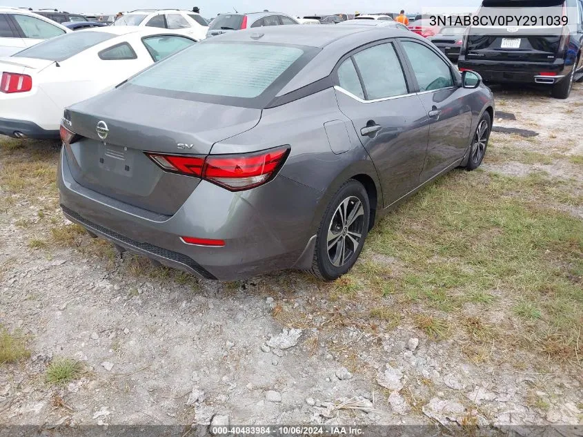 2023 Nissan Sentra Sv Xtronic Cvt VIN: 3N1AB8CV0PY291039 Lot: 40483984