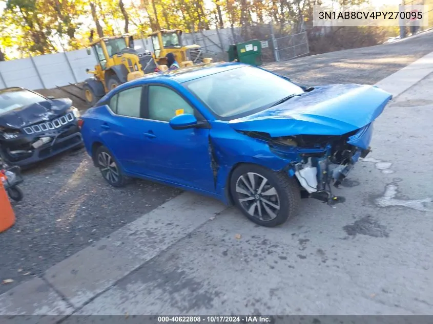 3N1AB8CV4PY270095 2023 Nissan Sentra Sv Xtronic Cvt