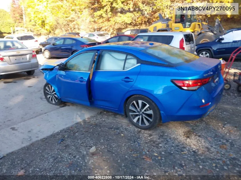 2023 Nissan Sentra Sv Xtronic Cvt VIN: 3N1AB8CV4PY270095 Lot: 40622808