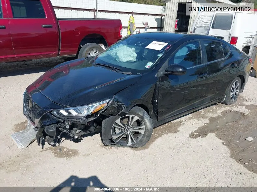 2023 Nissan Sentra Sv Xtronic Cvt VIN: 3N1AB8CVXPY304802 Lot: 40640096