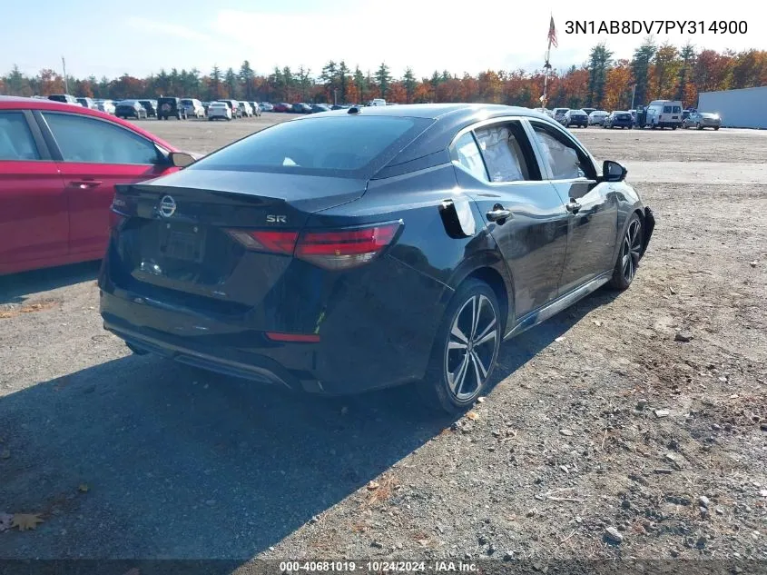 2023 Nissan Sentra Sr VIN: 3N1AB8DV7PY314900 Lot: 40681019