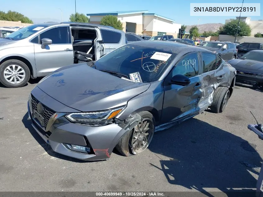 2023 Nissan Sentra Sr Xtronic Cvt VIN: 3N1AB8DV1PY228191 Lot: 40699949